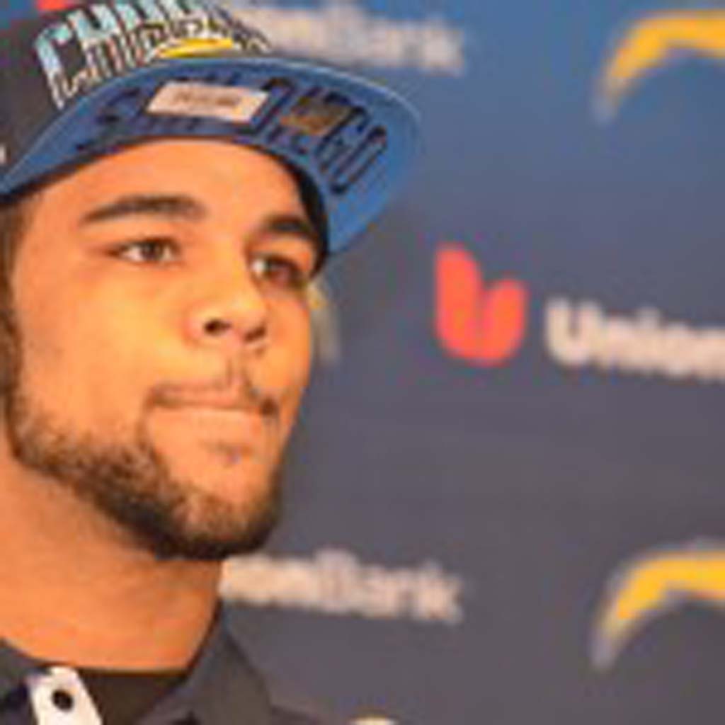 In the third round of the draft, the Chargers choose wide receiver Keenan Allen. Photo by Tony Cagala