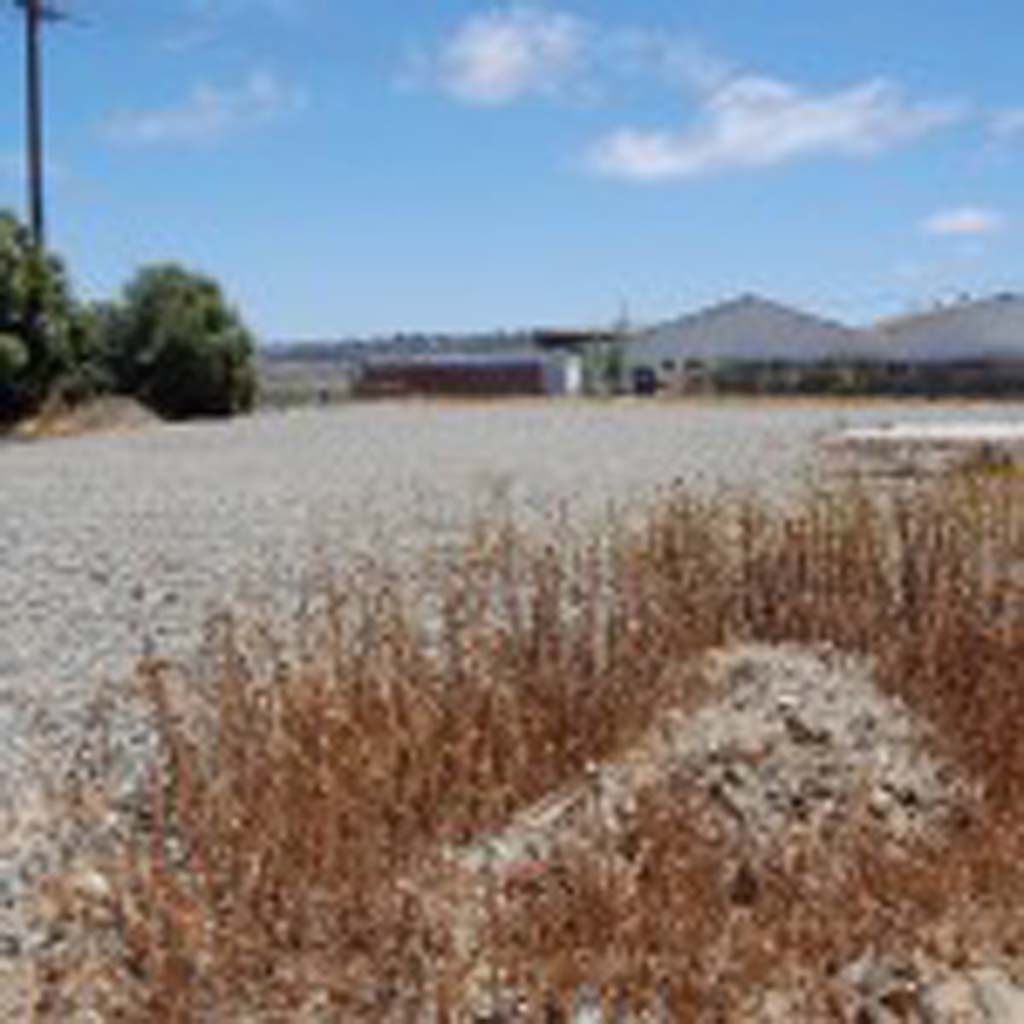 The city is moving forward to lease the lot on the corner of Jimmy Durante Boulevard and San Dieguito Drive from NCTD and use it for parking. Photo by Bianca Kaplanek