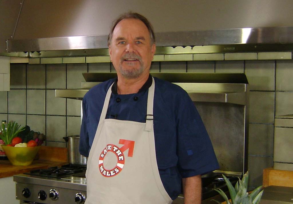 Chef Gordon Smith co-wrote his first cookbook this year, “Save The Males: A Kitchen Survival Cookbook.” He’ll be signing copies of his book at the Seaside Market Dec. 21 from 10 a.m. to 3 p.m. Proceeds from the signing will go to the Encinitas Community Garden. Courtesy photo