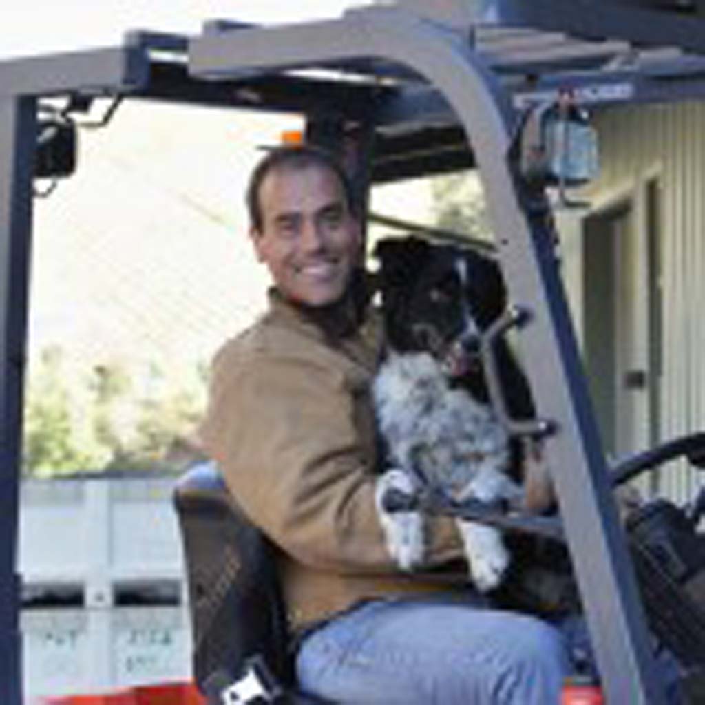 Niner Winemaker Patrick Muran and friend supervise the 2013 harvest at their Paso Robles vineyard. Photo courtesy of Niner