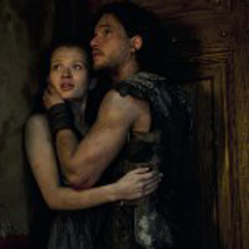Milo (Kit Harington) and Cassia (Emily Browning) star in “Pompeii.” Photo by Caitlin Cronenberg