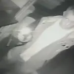 Surveillance footage from a Nov. 2 burglary at Leucadia Pizzeria. Image courtesy of the Encinitas Sheriff’s Department