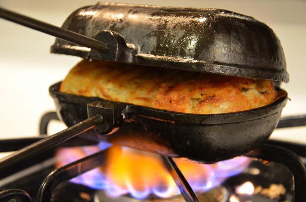 The beauty of a Spudz Potato in their proprietary pan. Photo courtesy Spudz