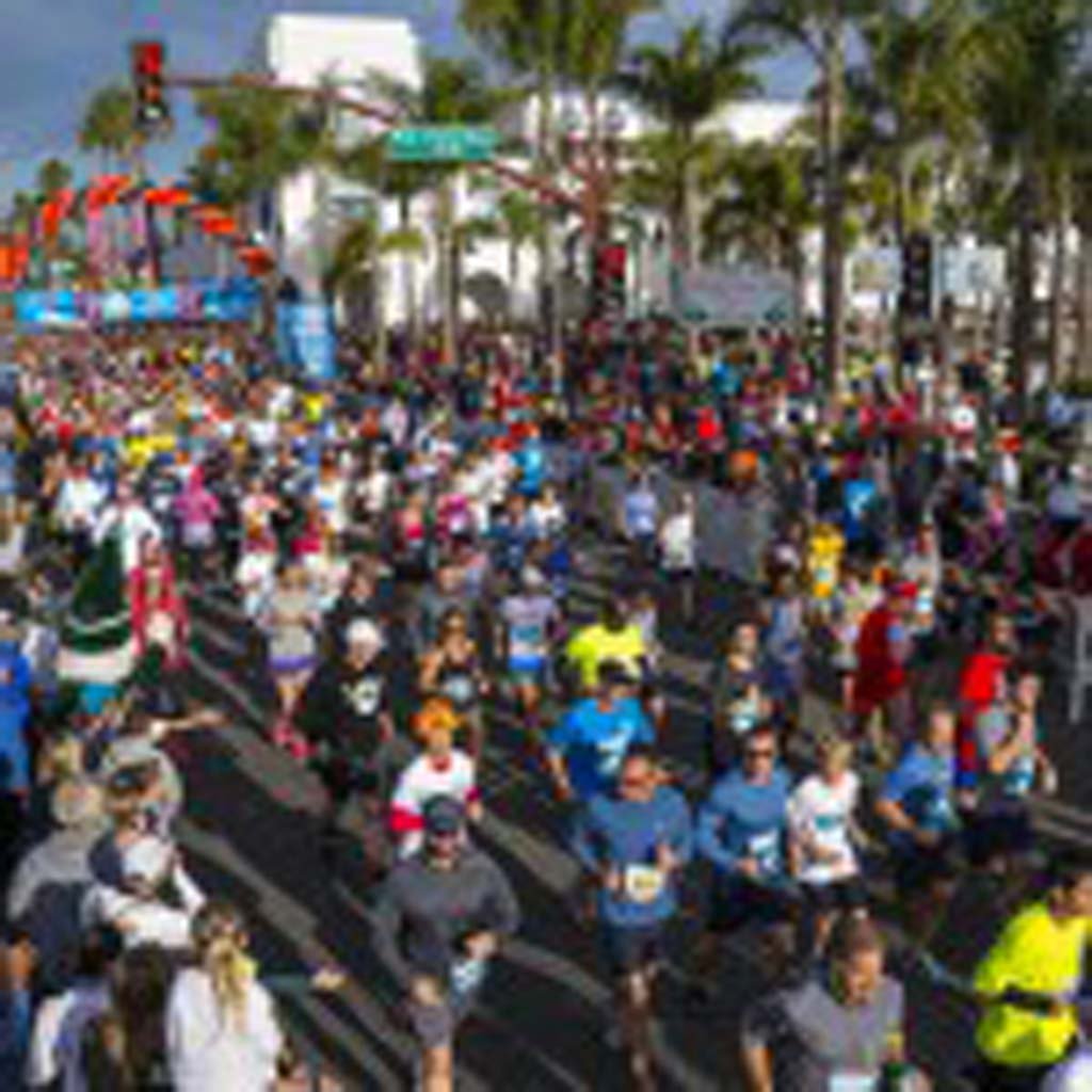 The ninth annual Oceanside Turkey Trot expects to draw 10,000 runners and walkers to the Thanksgiving Day event. Courtesy photo