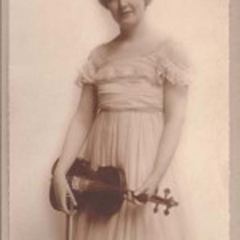 Ruby Norman Lucier (1891-1967) of Abilene, Kan., was a life-long friend of Dwight Eisenhower. She traveled the country via the railroad with the Chautauqua Circuit to entertain small-town America. She also played her violin to draw crowds for William Jennings Bryan during his 1908 campaign for president. Her collection of letters from Eisenhower is stored in the archives at the Eisenhower Library and Museum in Abilene, Kansas. (Courtesy photo)