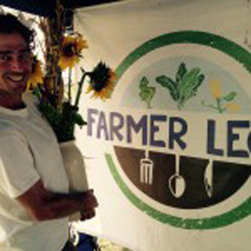 Farmer Leo is growing with excitement over the successes his Encinitas farmstand is having since opening earlier this year. Photo by David Boylan