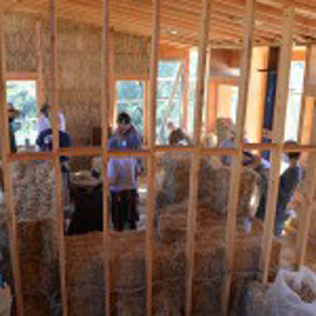 The construction is in Phase II of a three-phase project to build new eco-friendly homes for the sisters at Deer Park Monastery in Escondido. Photo by Tony Cagala