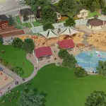 The only portion of the Grape Day Park Master Plan that is funded is the playground extension, which should be finished by summer. Courtesy rendering