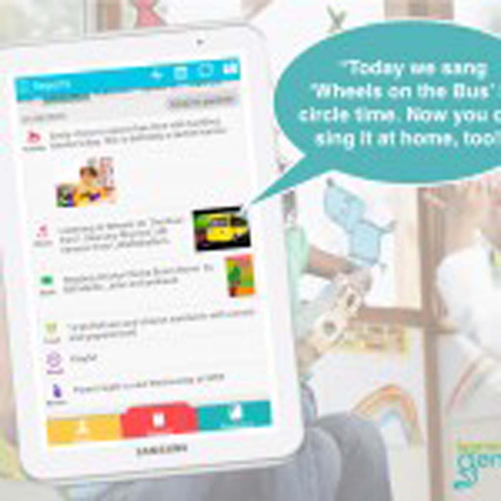 The Learning Genie app allows parents to check-in with their preschoolers in real time thanks to updates provided by their teachers. Courtesy image