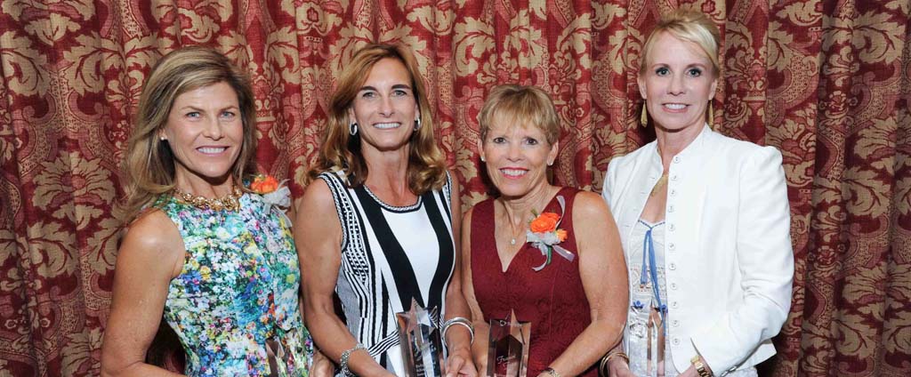 From left: Mary Miller, Joanne Marks, Franci Free, and Catherine Nicholas are honorees for the Distinguished Achievement Award. Courtesy photo