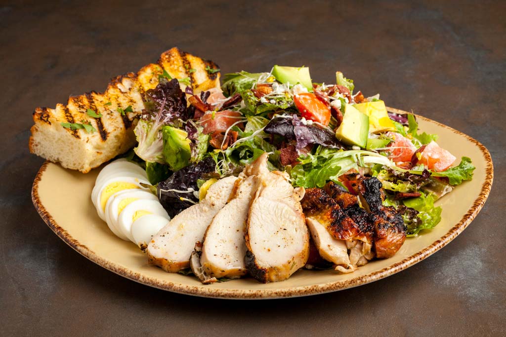 The amazing Chicken Cobb salad at Urban Plates is a meal in its own right. Photo courtesy Urban Plates