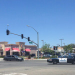 A new law passed by the Escondido City Council will keep people from using medians for anything other than crossing the road. The changing of the law follows the death of a panhandler in April using the median at the intersection of West Mission Avenue and North Quince Street. Photo by Aaron Burgin