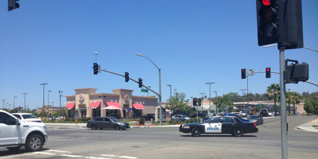 A new law passed by the Escondido City Council will keep people from using medians for anything other than crossing the road. The changing of the law follows the death of a panhandler in April using the median at the intersection of West Mission Avenue and North Quince Street. Photo by Aaron Burgin