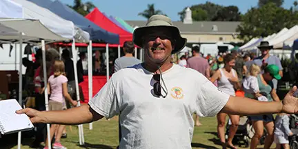 Celebrate 10 years of community, local farmers and fresh produce, including an exclusive tour of the market led by market manager Ron LaChance as the Leucadia Farmers Market enjoys its 10th Anniversary July 19. Photo courtesy Leucadia 101 Main Street Association