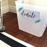 Professional Organizer Danielle Hass tells clients, “The No. 1 thing preventing most people from staying on top of clutter is not having a donation box.” Courtesy photo