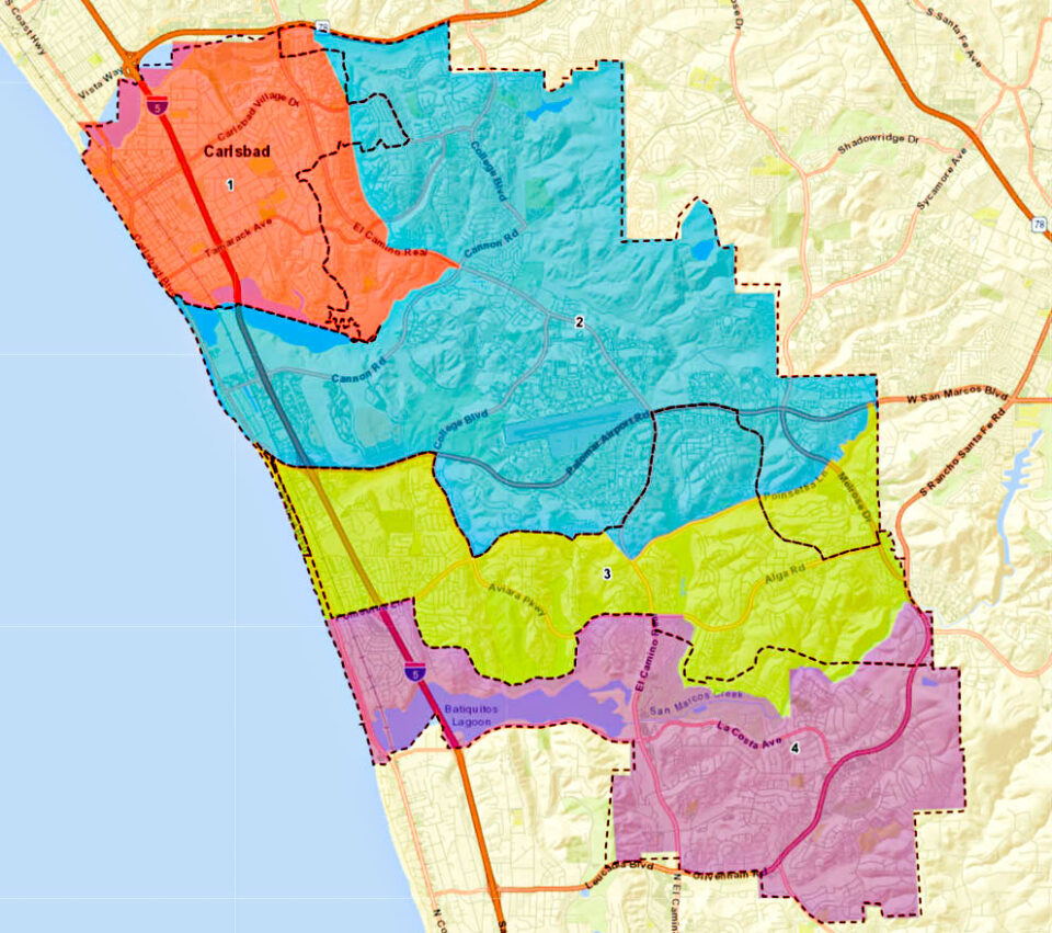 Carlsbad electoral map