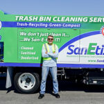 David Johnston, owner of SanEtizeIT trash bin cleaning services.