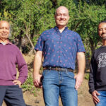SolarGuru Energy owners (left to right) Sajed Kamal, EdD, Ashok Kamal and Miguel Hart.
