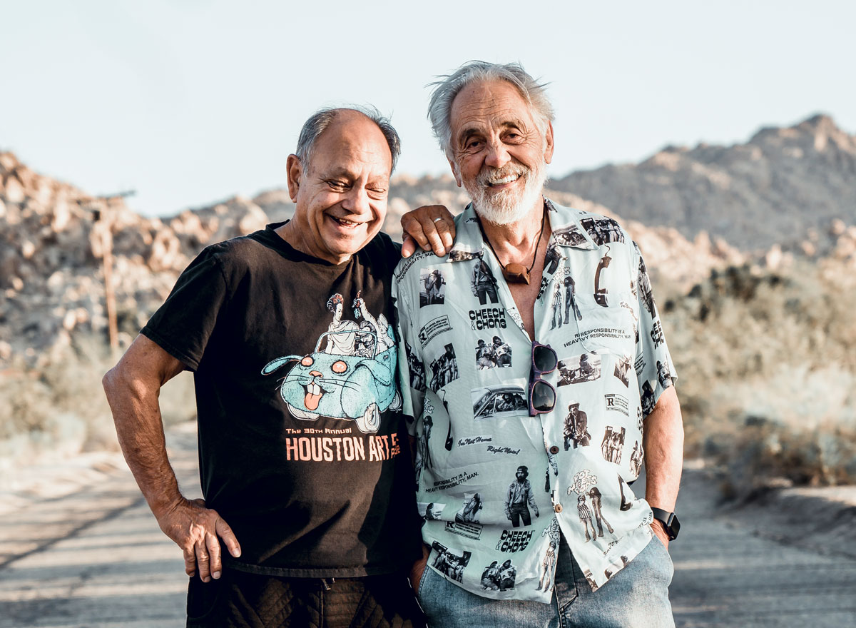Tommy Chong and Cheech Marin have opened a new statewide cannabis delivery service