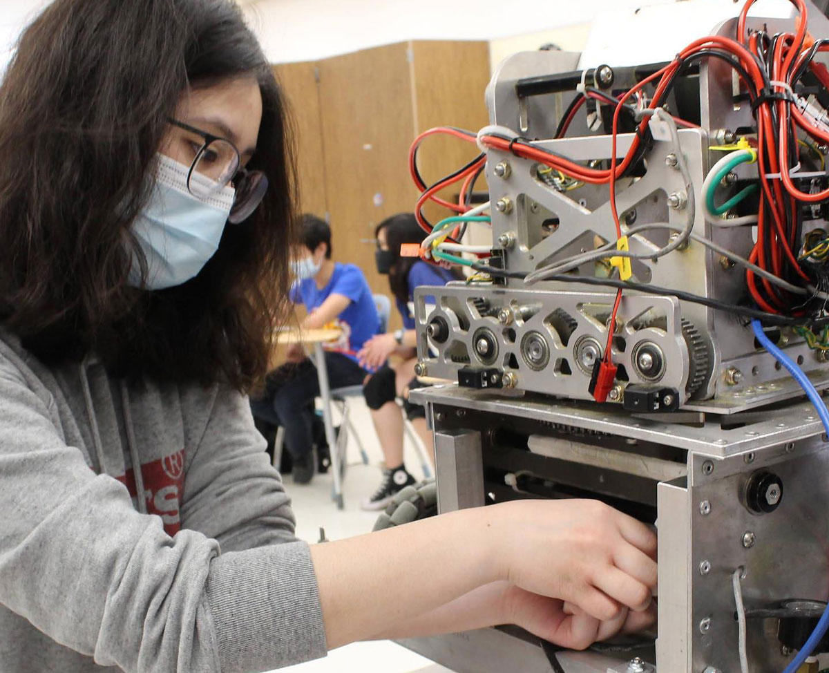 Lutgen helped launch SuperNURDS FIRST Robotics Team at San Pasqual High School in Escondido. Photo via Facebook/ 