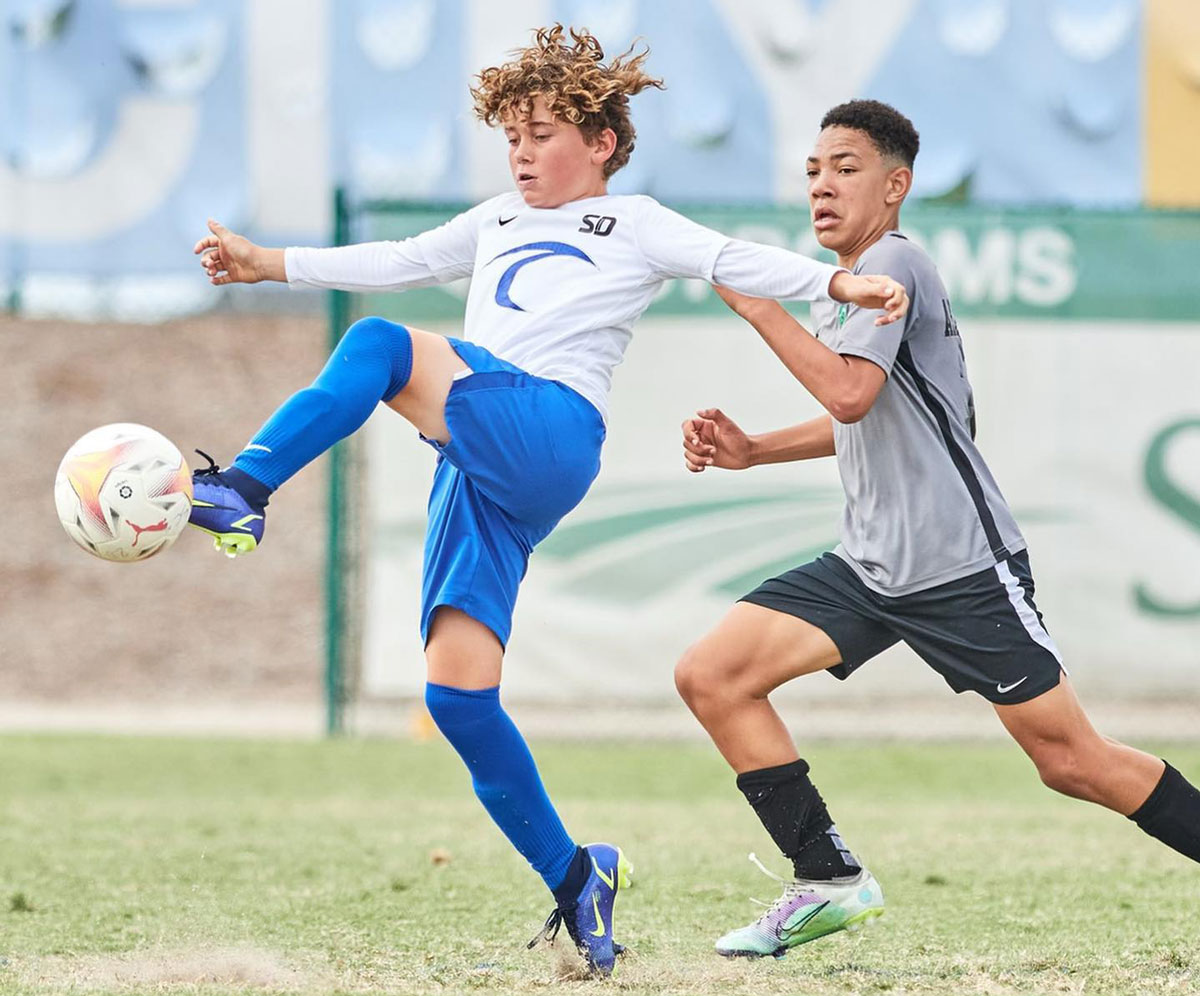 Around 500 teams played in the annual Nexen Manchester City United tournament in North San Diego County over Memorial Day weekend. Photo contributed by Surf Cup Sports