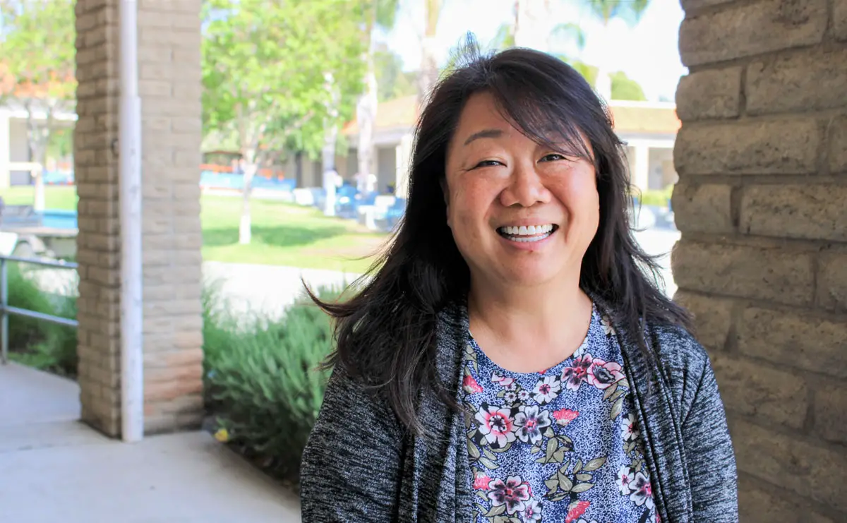 Yun Lutgen, a math teacher at San Pasqual High School, was recently spotlighted by the Escondido Union High School District for her achievements.
