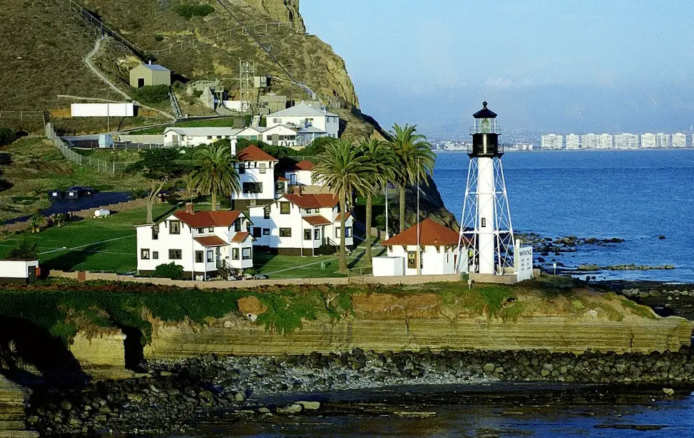 Point Loma’s New Lighthouse, built in 1889 to replace the Old Lighthouse atop the peninsula, served as the home of “Top Gun” commander Viper (Tom Skerritt) in the original “Top Gun” movie, from 1986. Courtesy photo