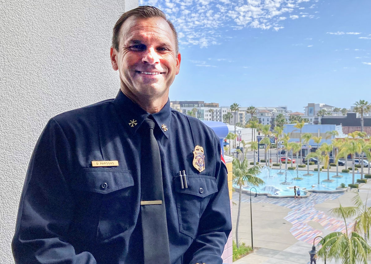 Oceanside Fire Division Chief David Parsons has been selected as the city's next fire chief. Photo by Samantha Nelson