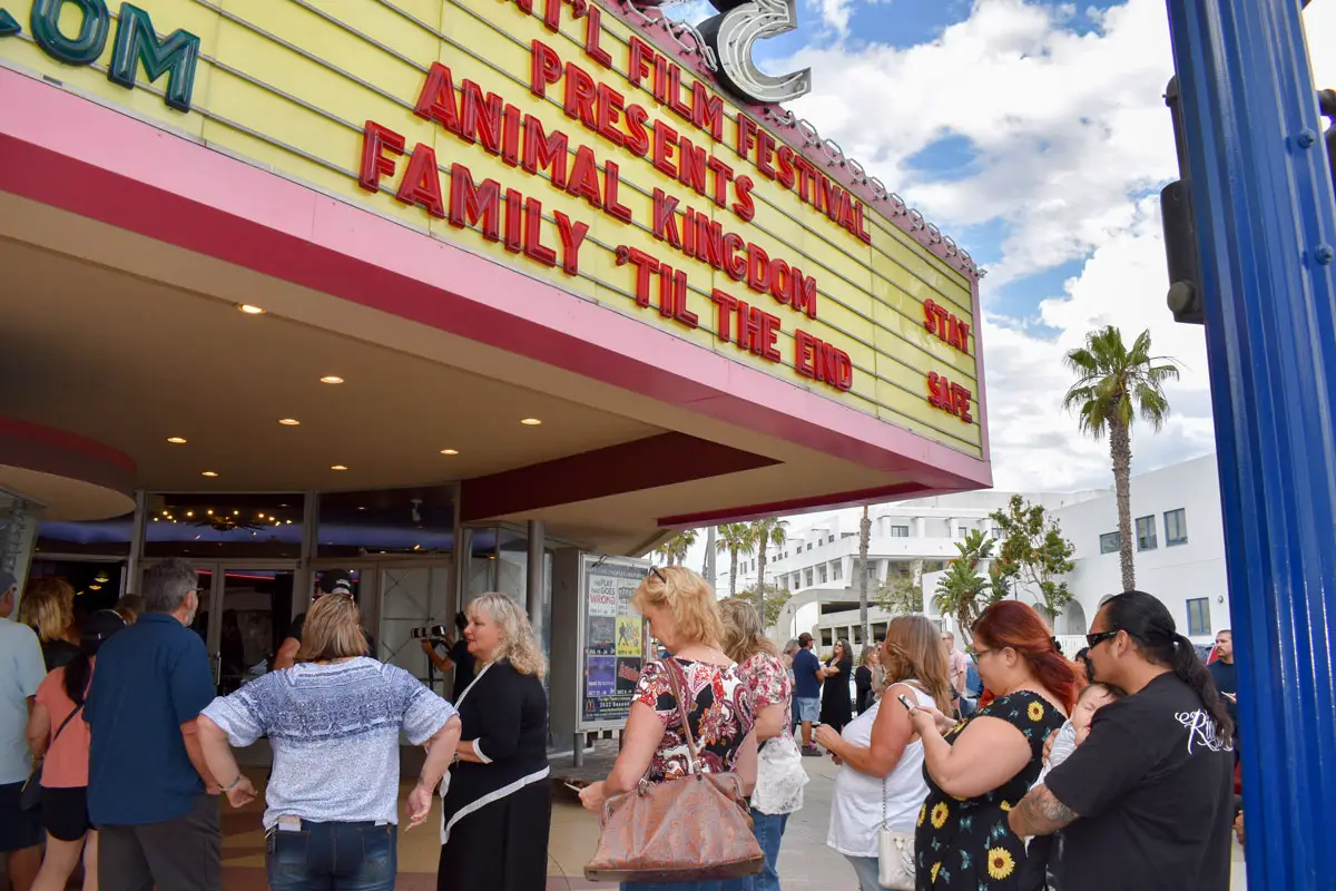 Fans of the television show "Animal Kingdom" line up for an episode premiere at the Star Theatre on June 22 in Oceanside. Photo by Samantha Nelson