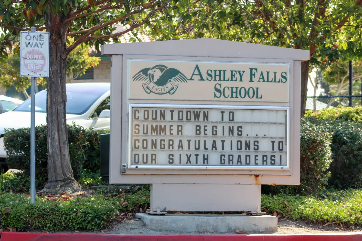 Former Ashley Falls Elementary parent Natalie was prevented from attending her son’s sixth grade graduation ceremony and other end-of-year activities due to a restraining order granted this year preventing her from entering any Del Mar Union School District campus. Photo by Laura Place
