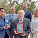 Tri-City Medical Center won the Business of the Year at the 2022 CBAD Awards last month. Tri-City representatives (L to R) Dr. Gene Ma, Roger Cortez, George Coulter, Aaron Byzak and Jennifer E. Paroly. Courtesy photo
