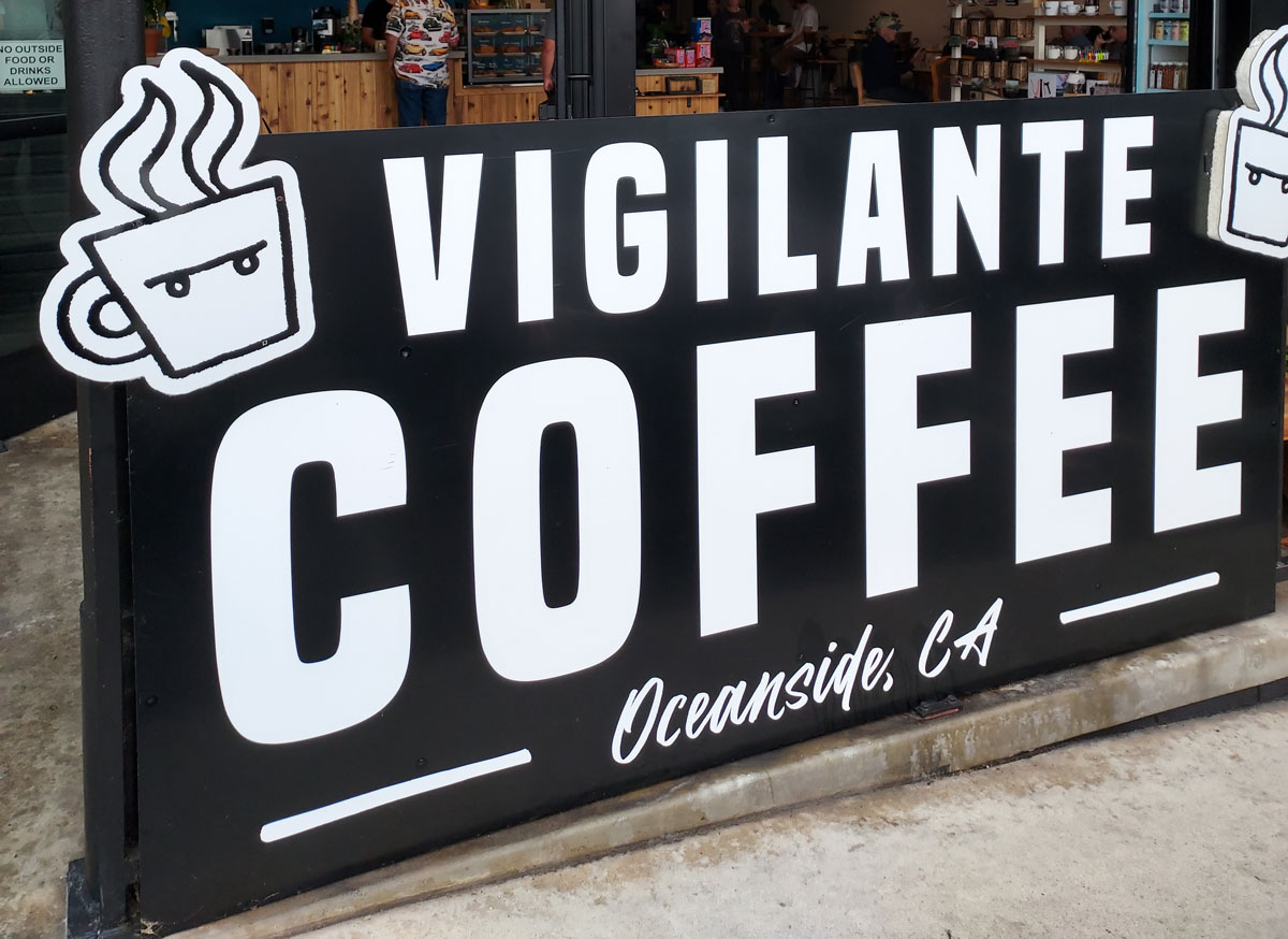 Vigilante Coffee Company in Oceanside