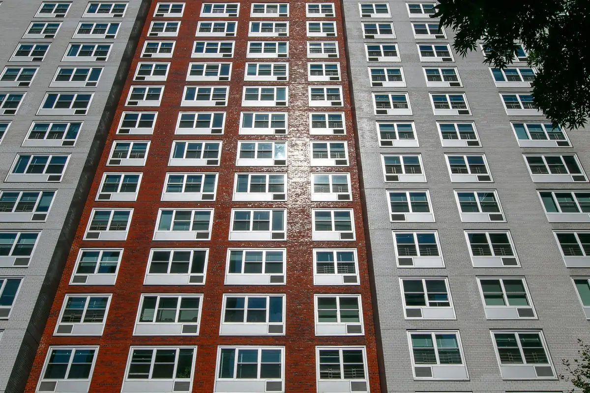 A residential housing complex in New York. Stock photo