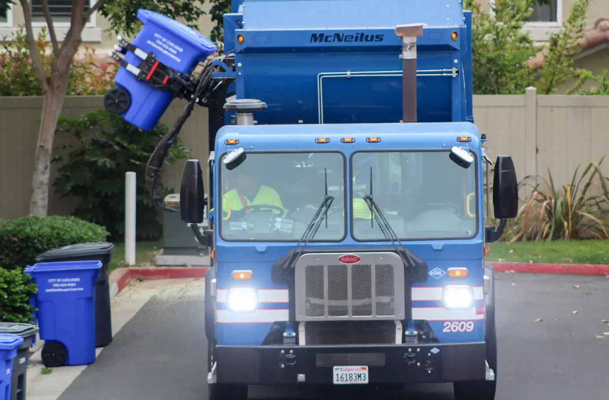 Carlsbad trash: The Carlsbad City Council awarded a 10-year contract to Republic Services in April 2021. Photo by Steve Puterski