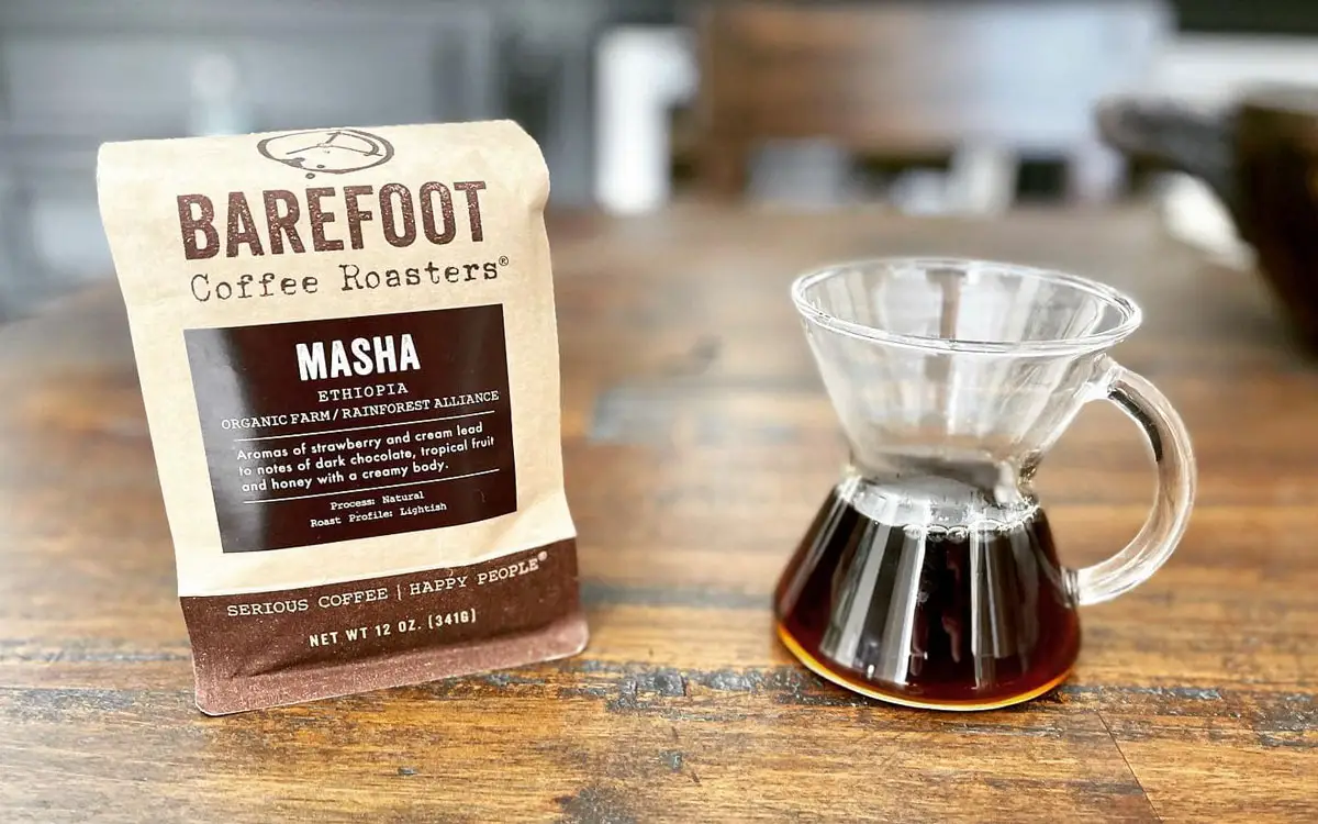Barefoot Coffee Roasters' Masha organic coffee from Ethiopia. Photo via Facebook/Barefoot Coffee Roasters