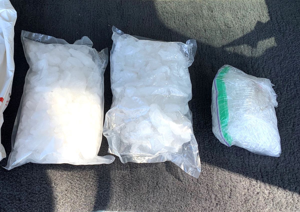 The joint operation netted 113 illegal firearms, 15.5 pounds of methamphetamine and other drugs. Courtesy photo