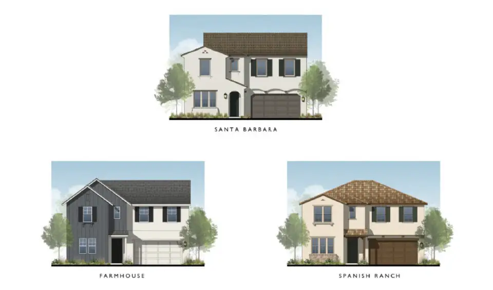 The Vista City Council on Dec. 6 approved the Camino Largo project, a development consisting of 46 single-family homes. Graphic courtesy of California West