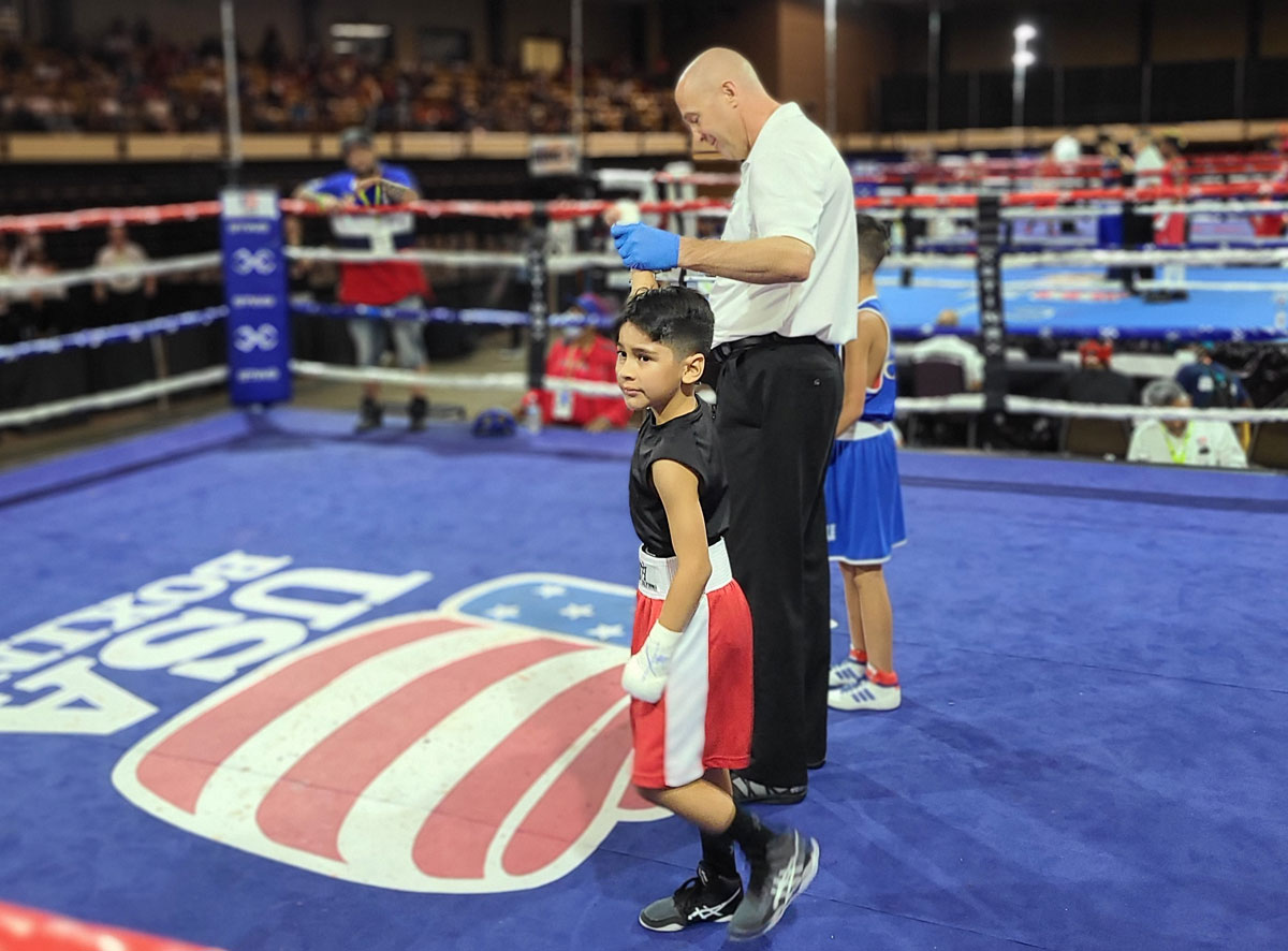 Victor Villagomez, aka "Kid Flash," will compete for a national championship next month at the National Silver Gloves. Courtesy photo