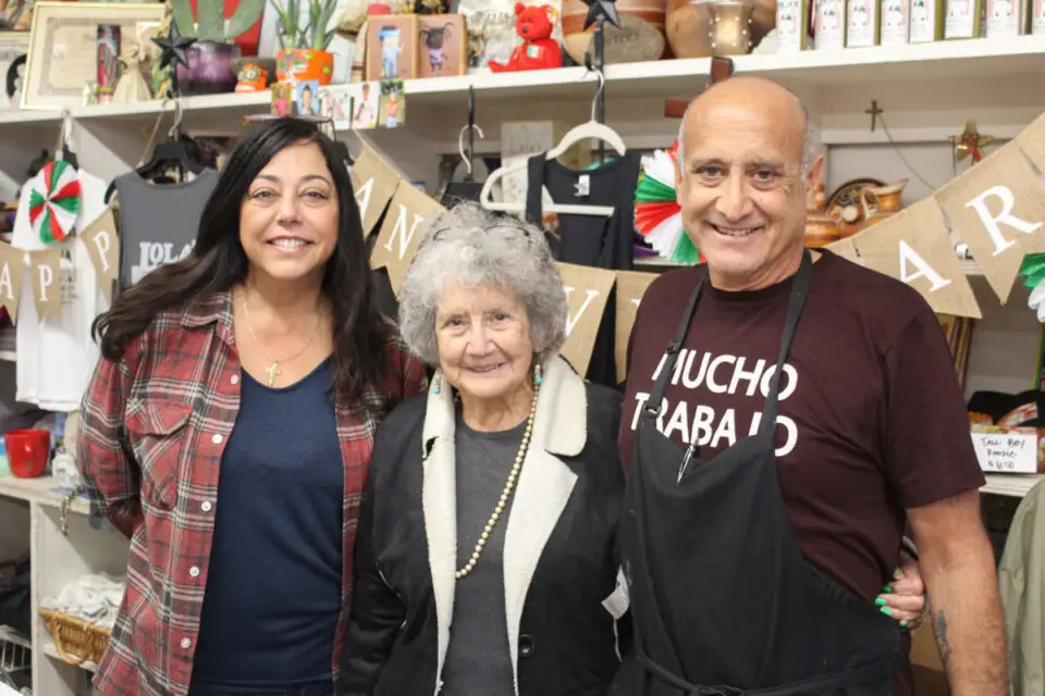 (Pictured from left) DeeDee Trejo-Rowlett, left, with her mother Connie Trejo and brother Henry Trejo Jr. The trio owns and operates Lola’s 7Up Market and Deli in Carlsbad's Barrio neighborhood. Photo by Steve Puterski