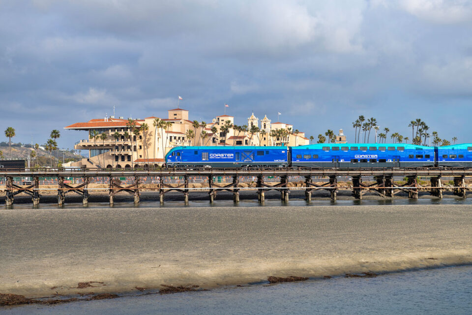 The county received $100 million for a number of projects, including replacing the San Dieguito Railway River Bridge. Courtesy photo/NCTD