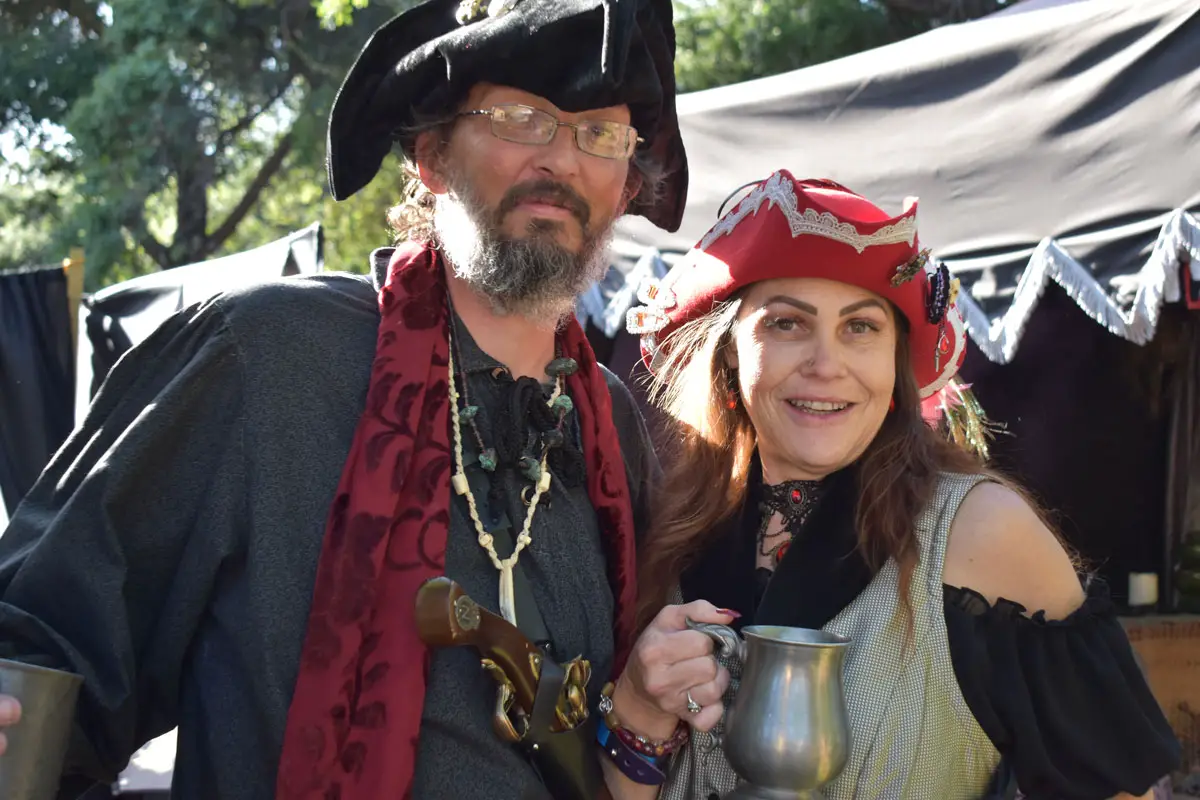 swashbuckling pirates entertained visitors at this year’s Escondido Renaissance Faire alongside hundreds of costumed characters, including royals, fairies and knights. The twice-a-year event returns to Escondido this fall. Photo by Samantha Nelson