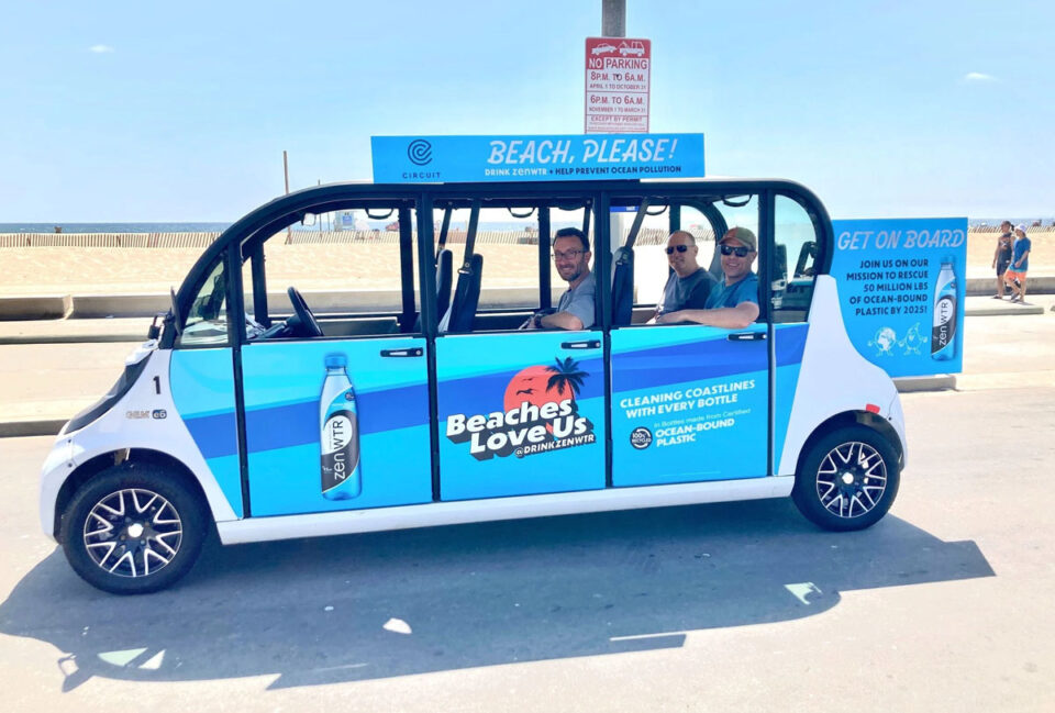 Circuit, an electric vehicle shuttle program, is returning to downtown Oceanside. Courtesy photo