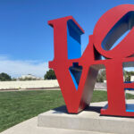 Scottsdale’s Love sculpture, by artist Robert Indiana, is one of 50 in cities around the world and located just steps from the Scottsdale Museum of Contemporary Art. Photo by E’Louise Ondash