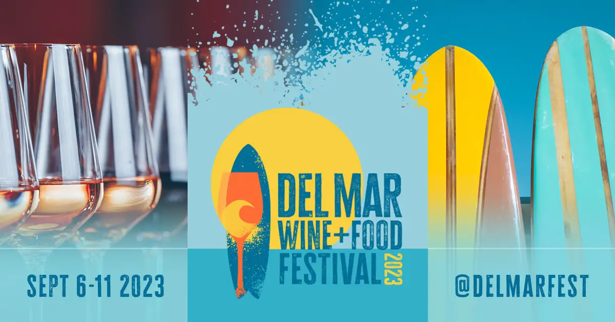 Tickets are now on sale for the first-ever Del Mar Wine & Food Festival, with over 25 events throughout coastal North County. Courtesy photo