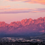 Watching the Organ Mountains transform at sunset is one of the benefits of living and visiting Las Cruces and the Mesilla Valley in southern New Mexico. Courtesy photo