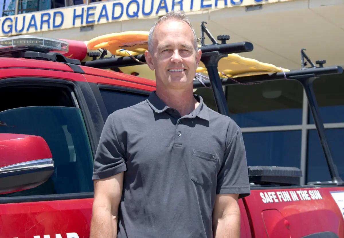 Del Mar Chief Lifeguard and Community Service Director Jon Edelbrock has been advocating for the city to hire an additional full time lifeguard as beach activity continues to grow. Photo by Laura Place