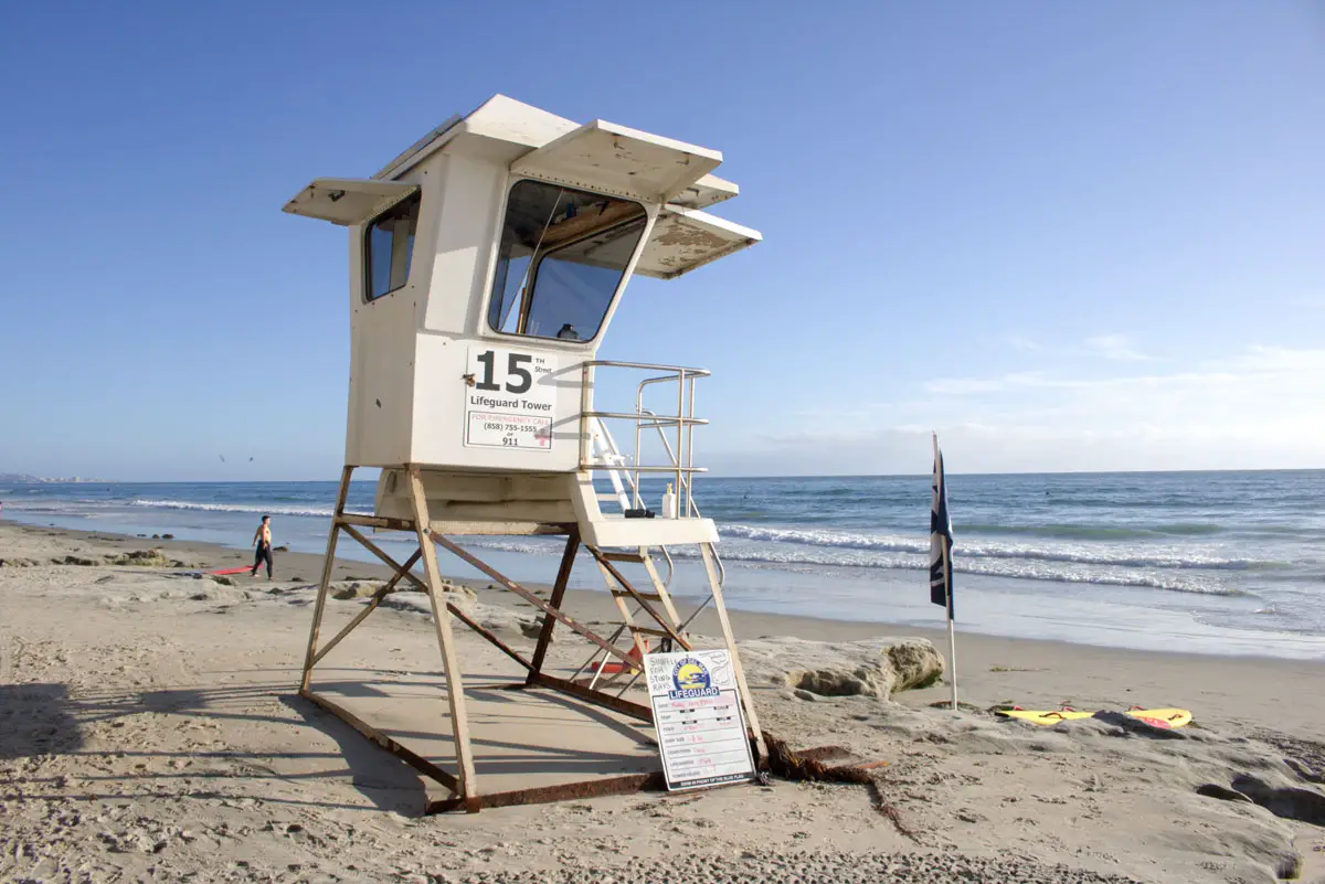Del Mar’s lifeguards are responsible for serving and protecting the approximately 3 million annual visitors to the city’s beaches. Photo by Laura Place