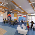 A rendering of Del Mar Hills Academy modernization project. Courtesy photo/Lionakis