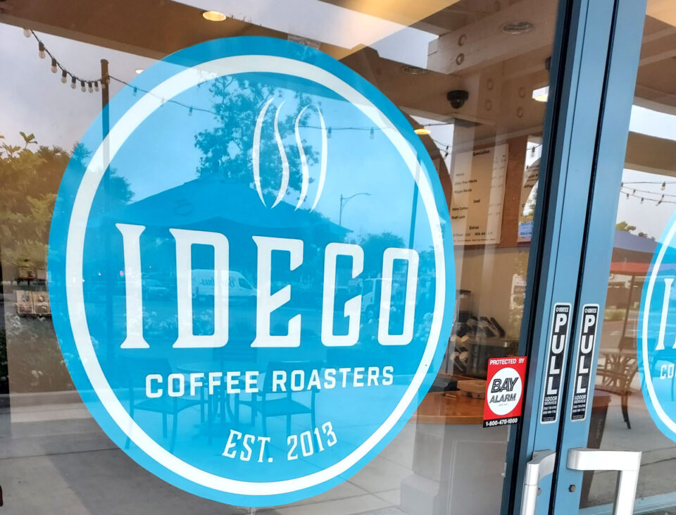 The front entrance of Idego Coffee Roasters in Poway. Photo by Ryan Woldt