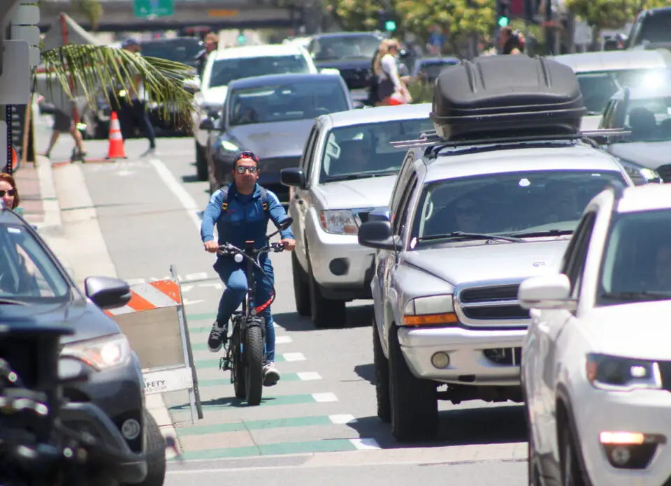 An increase in the number of e-bikes on local roads has raised local safety concerns. Photo by Steve Puterski